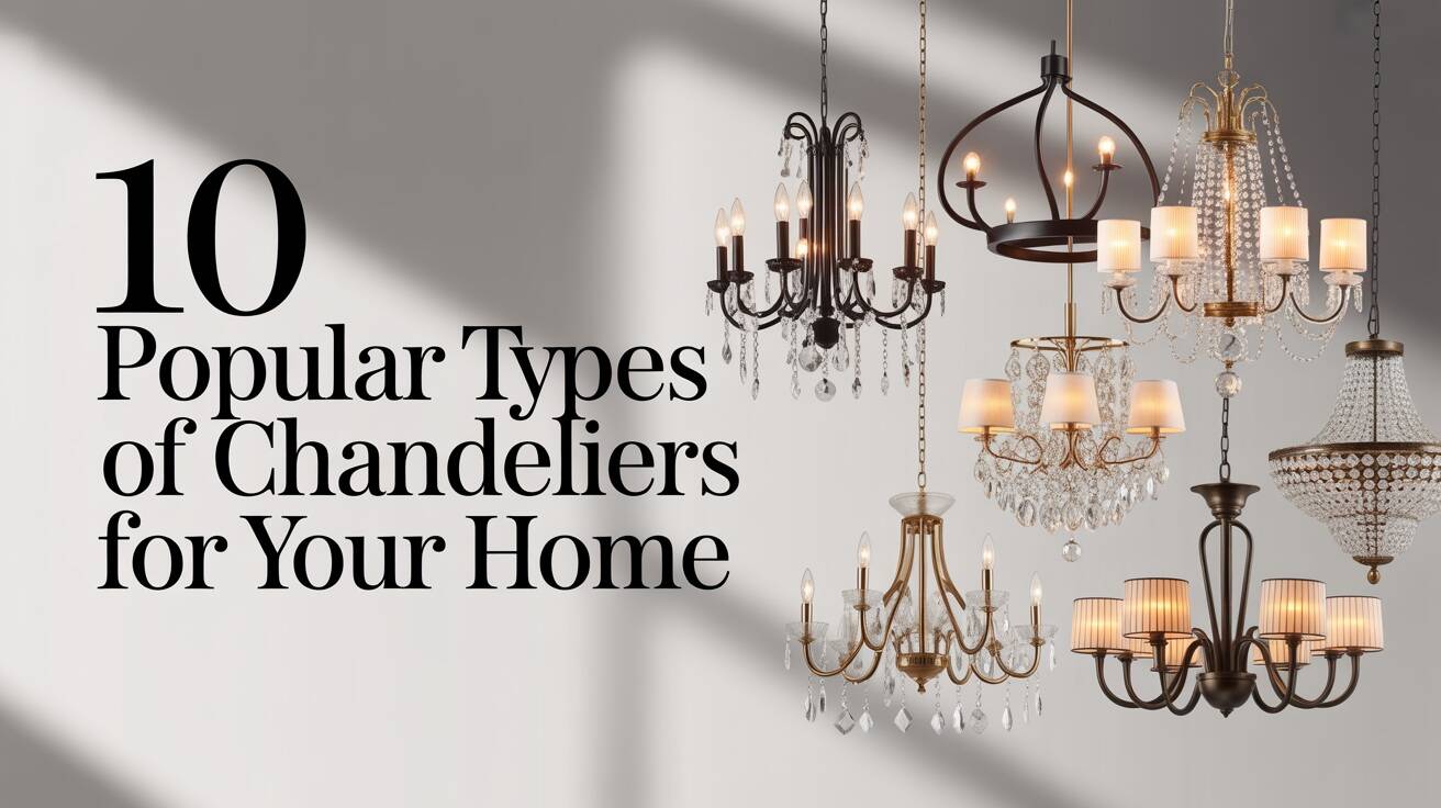 10 Popular Types of Chandeliers for Your Home