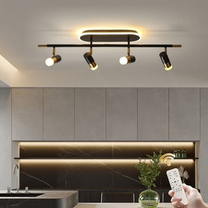 4-Light Modern Led Track Lighting Modern Chandelier