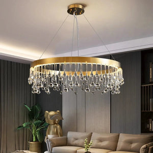 Alvin Gold Ring chandelier Modern Chandelier