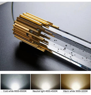 Angel Crystal Bedside Pendant Light Modern Chandelier