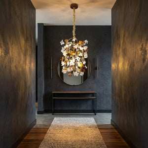 Astor Rustic Brass Pendant Light Modern Chandelier