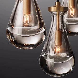 Aura Modern Copper Chandelier Modern Chandelier