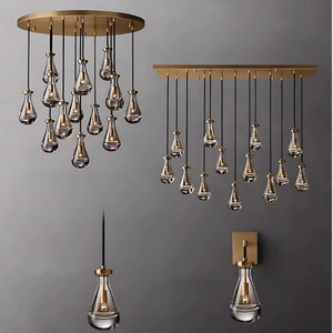 Aura Modern Copper Chandelier Modern Chandelier