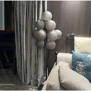 Ayer Modern Grape Floor Lamp Grey Modern Chandelier