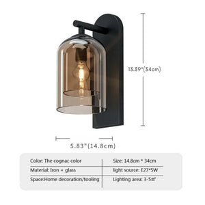 Belle Modern Glass Wall Light Modern Chandelier