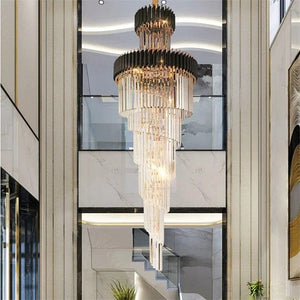 Beth Extra Large Crystal Chandelier Modern Chandelier
