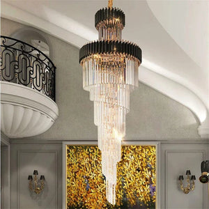 Beth Extra Large Crystal Chandelier Modern Chandelier