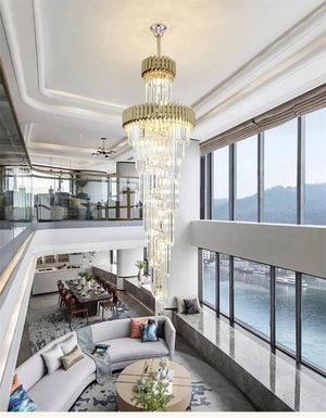 Beth Extra Large Crystal Chandelier Modern Chandelier