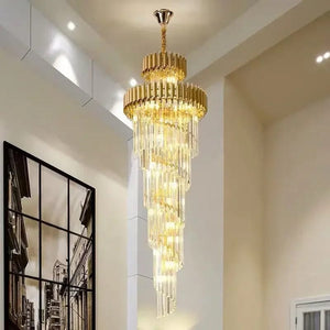 Beth Extra Large Crystal Chandelier Modern Chandelier