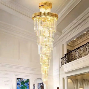 Beth Extra Large Crystal Chandelier Modern Chandelier