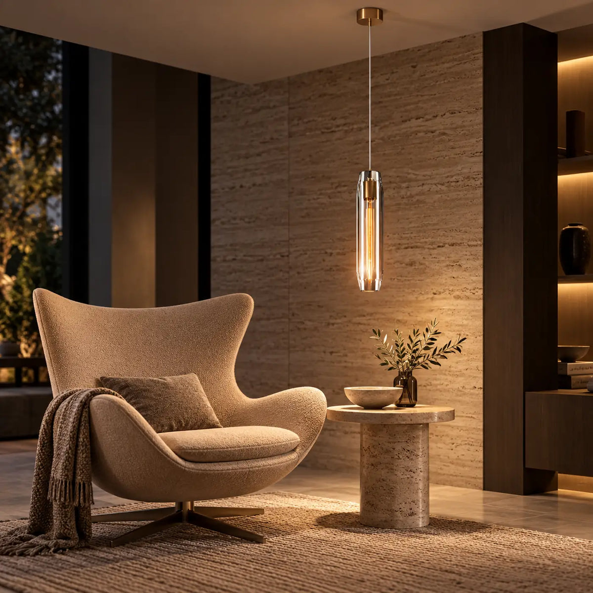 Blair Modern Crystal Hanging Lamp Cool White 6000K Modern Chandelier