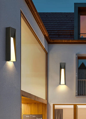 Blaze Black Outdoor Wall Lamp Modern Chandelier
