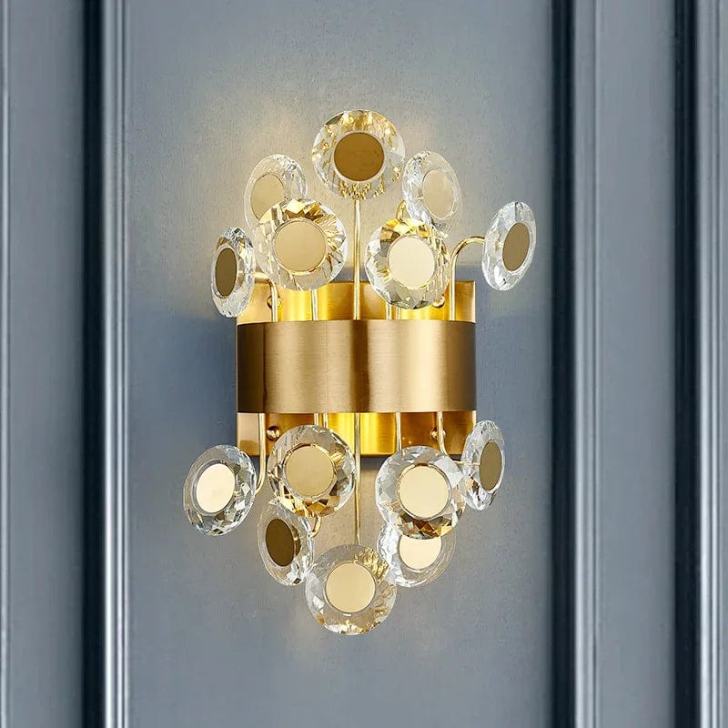Bryce Led Crystal Wall Sconce Modern Chandelier