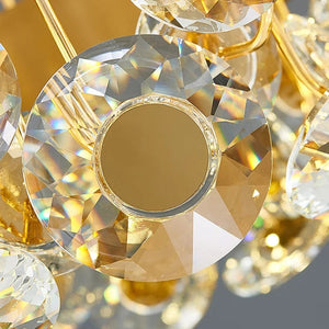 Bryce Led Crystal Wall Sconce Modern Chandelier