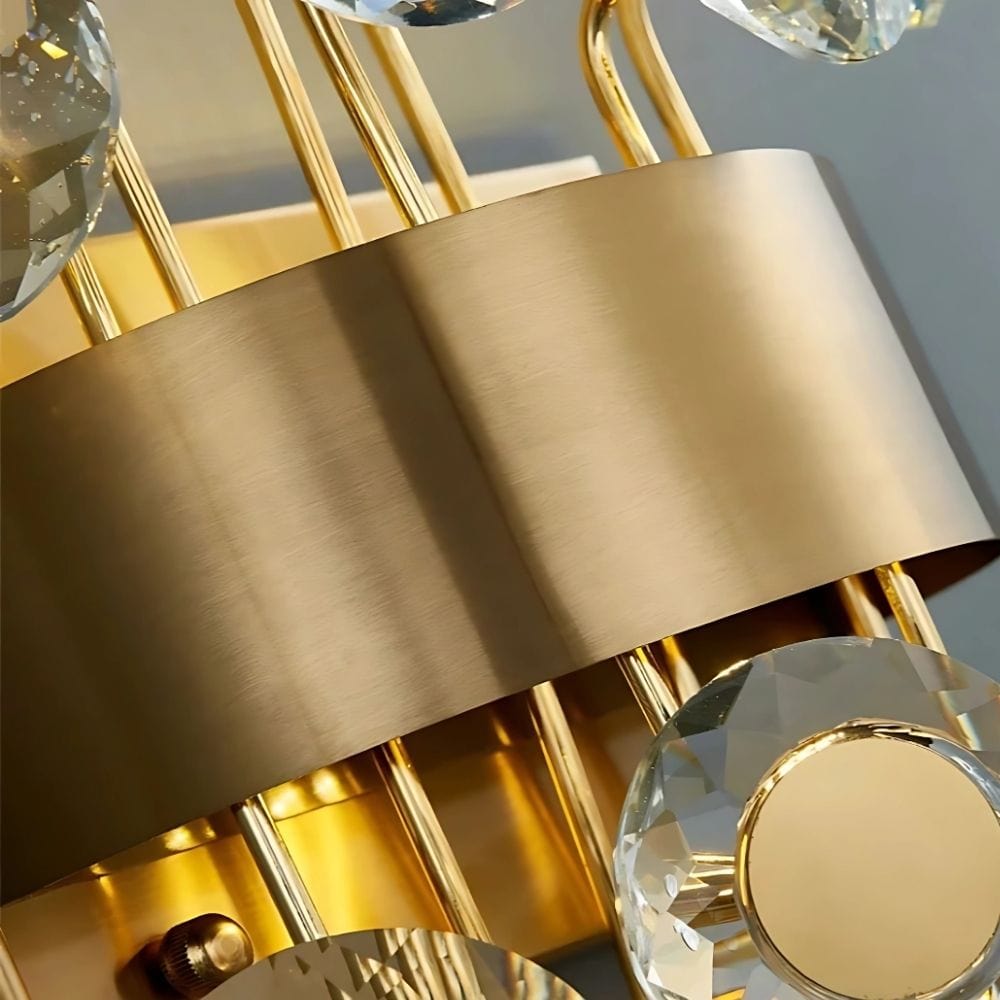 Bryce Led Crystal Wall Sconce Modern Chandelier