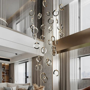 Bryn Modern Staircase Chandelier Modern Chandelier