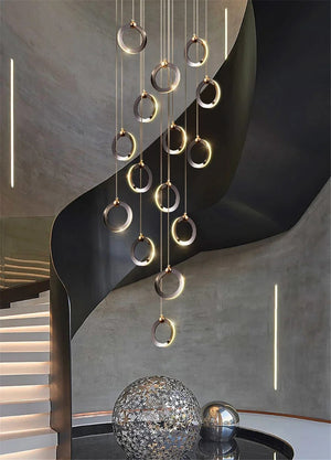 Bryn Modern Staircase Chandelier Modern Chandelier