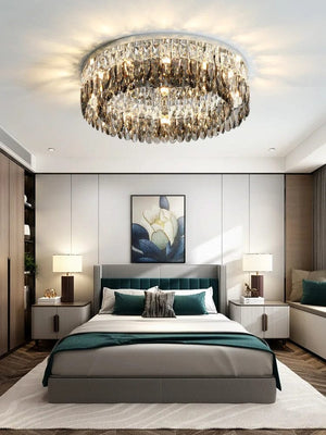 Cara Crystal Flush Mount Chandelier Modern Chandelier