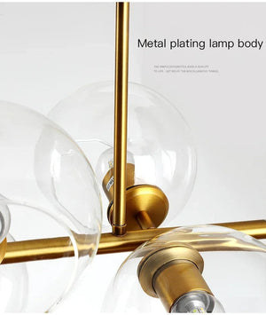 Cara Mid-century Globe Chandelier Modern Chandelier