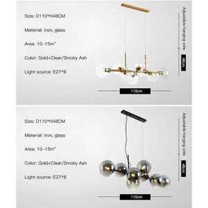 Cara Mid-century Globe Chandelier Modern Chandelier