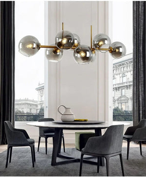 Cara Mid-century Globe Chandelier Modern Chandelier