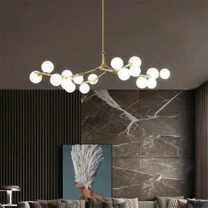 Carol Branch Bubble chandelier Gold / 12 / Warm White 3000K Modern Chandelier