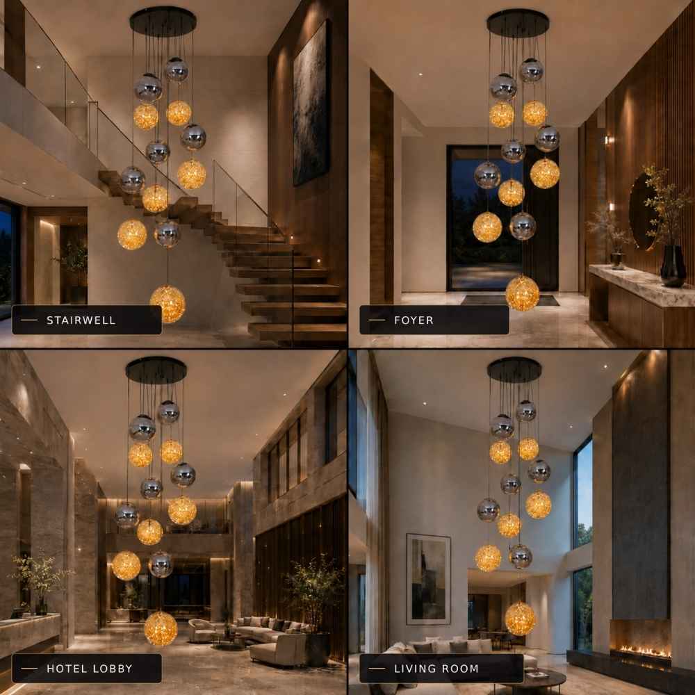 Danny Stairway Lighting Chandelier Modern Chandelier