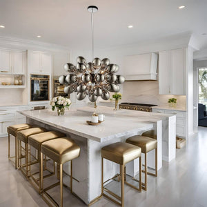 Ellen Black Bubble Chandelier Modern Chandelier