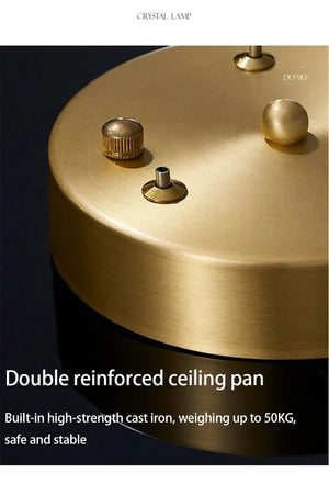 Elyan Led Crystal Chandelier Modern Chandelier