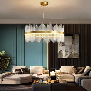 Elyan Led Crystal Chandelier Modern Chandelier