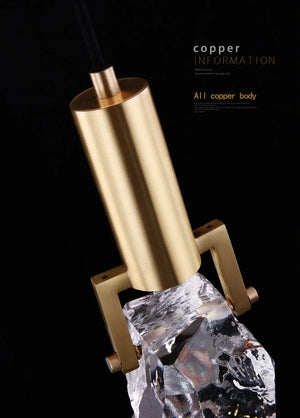 Fable Cut Crystal Pendant Light Modern Chandelier