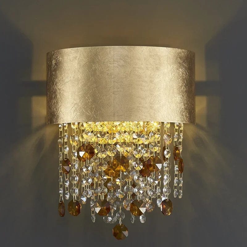 Gemma Gold Wall Sconce Light Modern Chandelier