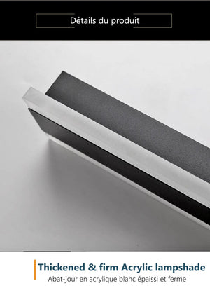 Glacia Long Outdoor Wall Sconce Modern Chandelier