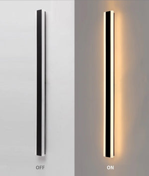 Glacia Long Outdoor Wall Sconce Modern Chandelier
