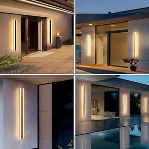 Glacia Long Outdoor Wall Sconce Modern Chandelier