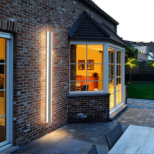 Glacia Long Outdoor Wall Sconce Gray / L60'' (23.6'') / Warm White 3000K Modern Chandelier