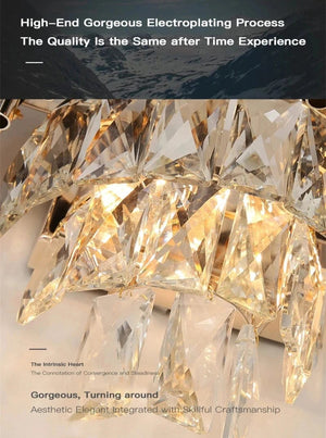 Greer Crystal Wall Light Modern Chandelier