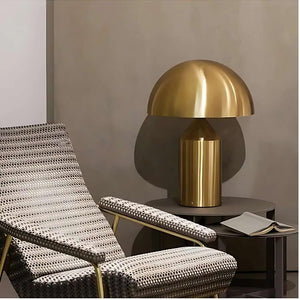 Harper Mushroom Table Lamp Gold-Big / Warm White 3000K Modern Chandelier