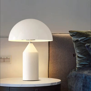 Harper Mushroom Table Lamp White-Small / Warm White 3000K Modern Chandelier