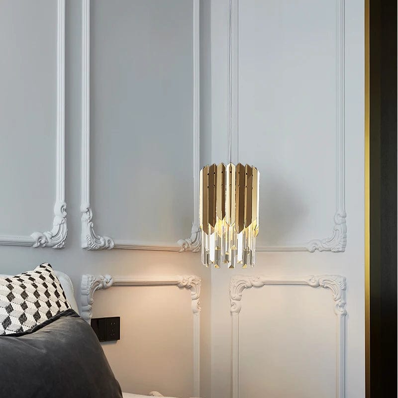 Irie Modern Crystal Pendant Light Gold / Warm White 3000K Modern Chandelier