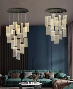 Jane Gold Staircase Chandelier Modern Chandelier