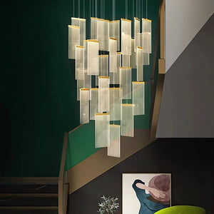 Jane Gold Staircase Chandelier Modern Chandelier