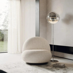 Justin Modern Floor Lamp Silver / Warm White 3000K Modern Chandelier