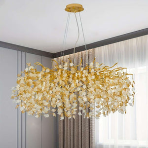 Kelie Art Deco Crystal Chandelier Modern Chandelier