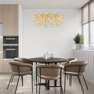 Kelie Art Deco Crystal Chandelier Modern Chandelier