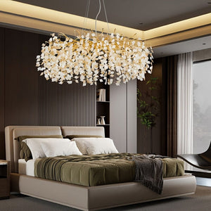 Kelie Art Deco Crystal Chandelier Modern Chandelier