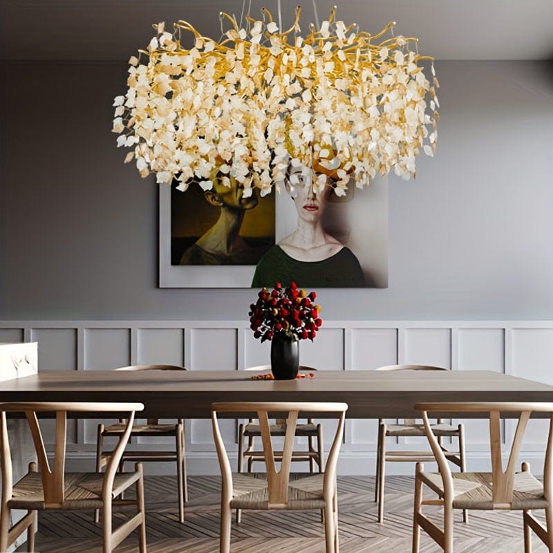 Kelie Art Deco Crystal Chandelier Modern Chandelier