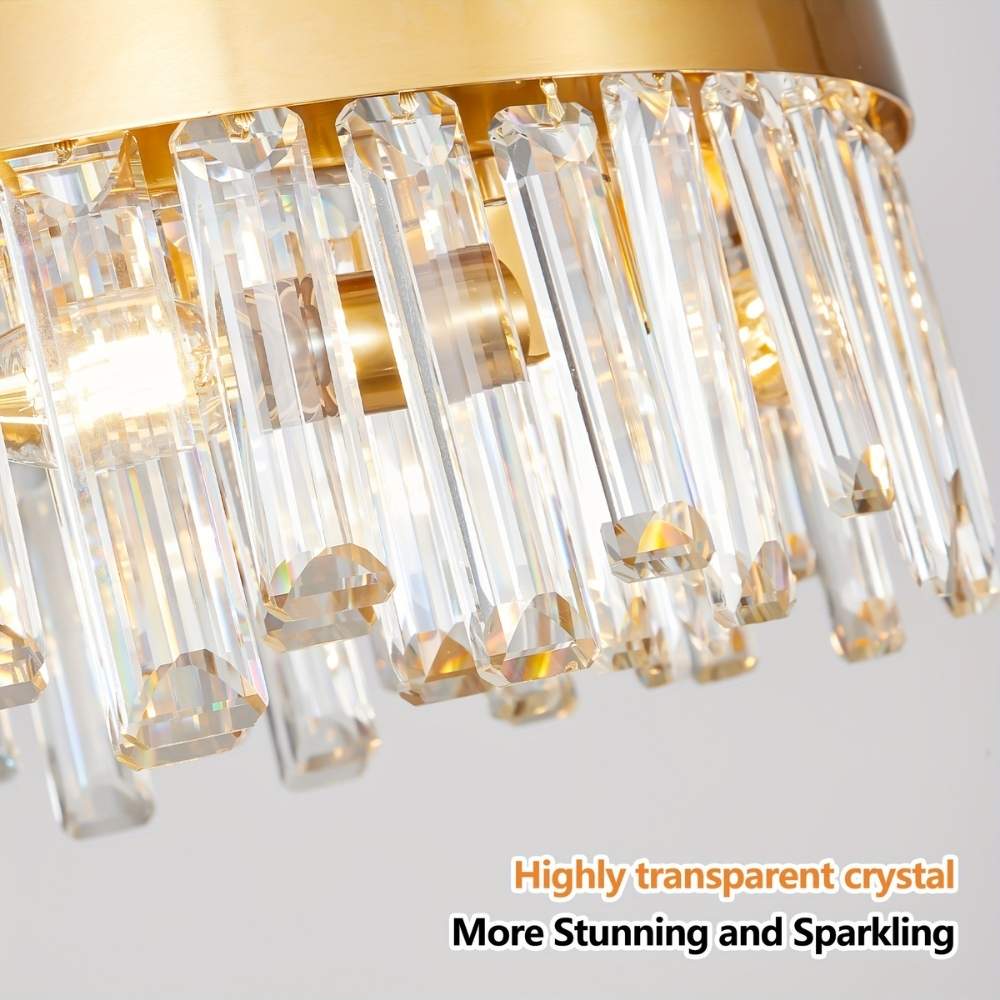 Lance Small Crystal Chandelier Modern Chandelier