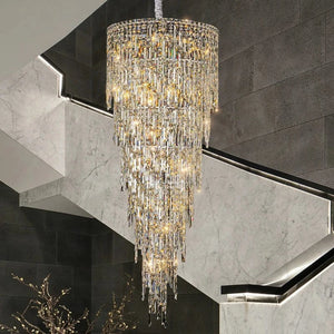Large Crystal Entryway Chandelier Modern Chandelier