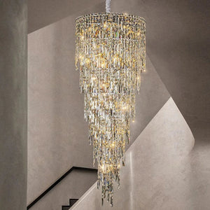 Large Crystal Entryway Chandelier Modern Chandelier